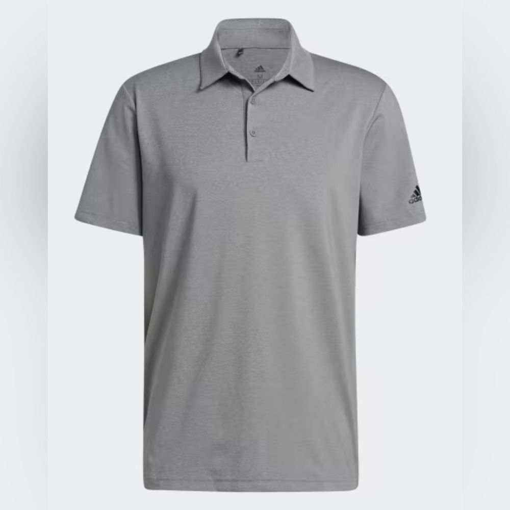 ADIDAS GOLF UNISEX Performance Sport A230 Grey Polo SIZE MEDIUM New With Tags